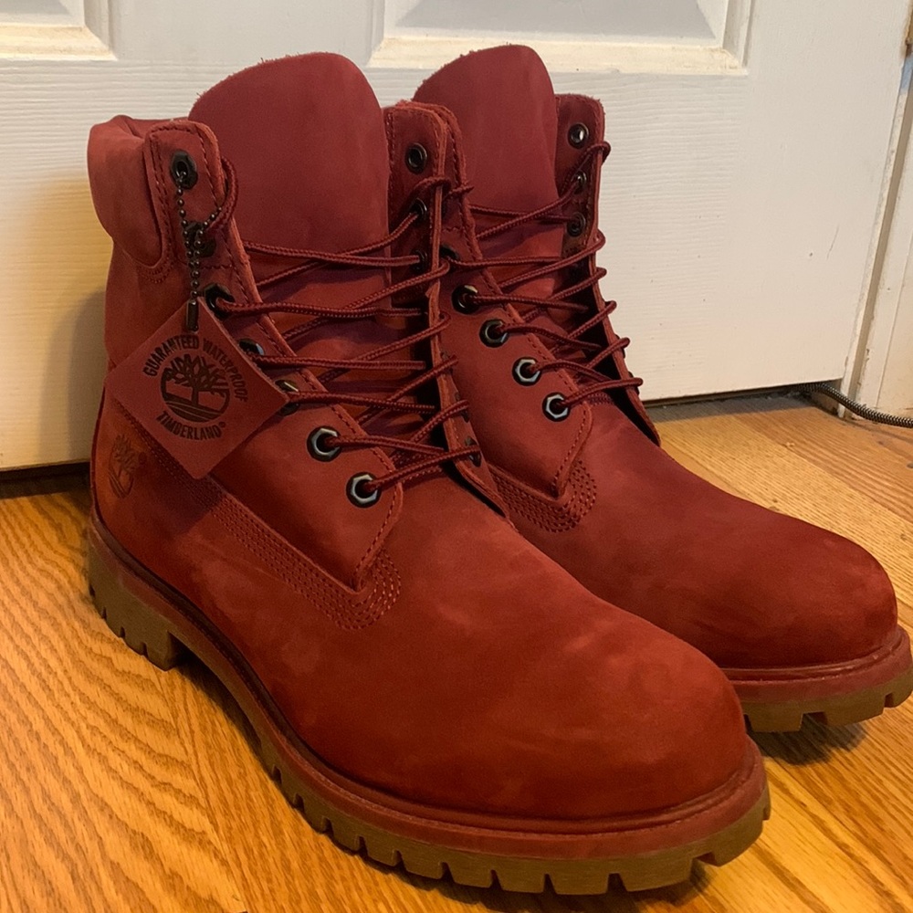 Timberland - Men’s 6-Inch Premium Waterproof Boots (Burgundy)